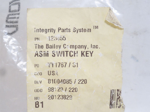 Crown 123455; Key Switch Assembly