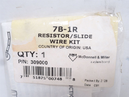 McDonnell and Miller 7B-1R; Resistor Kit 309000