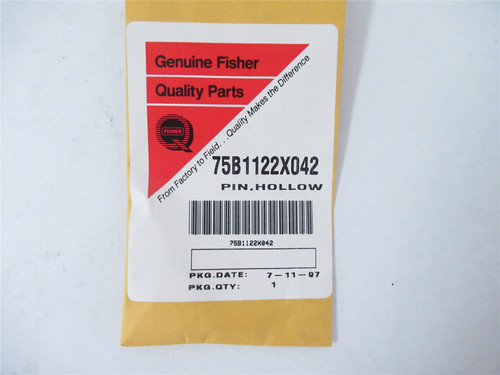 Fisher 75B1122X042; Hollow Pin Replacement