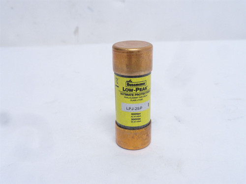 Bussmann LPJ-25P; Time Delay Fuse; 25A; 600VAC/300VDC