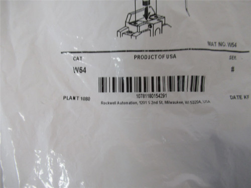 Allen-Bradley W64; Overload Heater Element