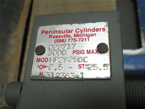 Peninsular Cylinders HP28250C; HydraulicCylinder 2.5"Bx25.5"S