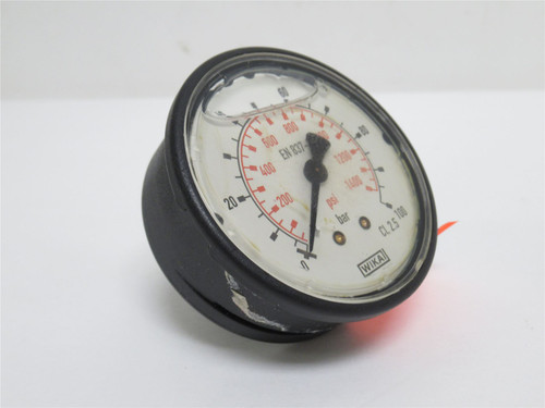 Wika 425.010.063.100; Liquid Pressure Gauge; 2-1/2"; 0-100PSI