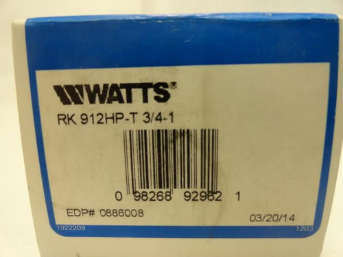 Watts RK-912HP-T3/4-1; Backflow Preventer Repair Kit; 3/4-1"