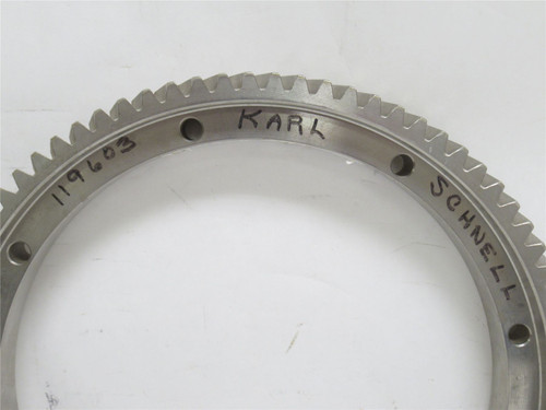 Karl Schnell 119193; Retaining Gear; SS; 82 Teeth; 1" Width