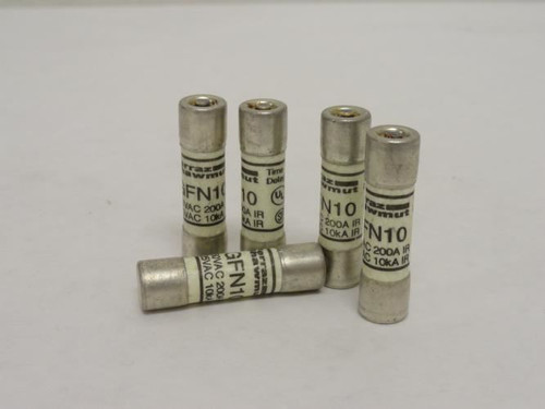 Ferraz GFN10; Lot-5; Midget Fuse; 10A; 250V