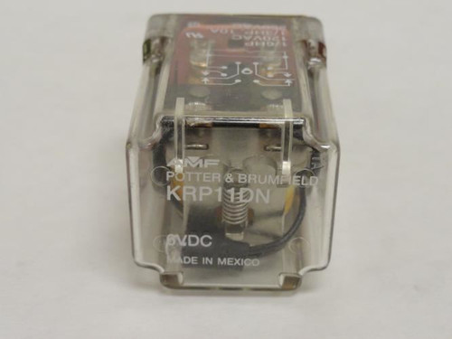 Potter KRP11DN-6; Relay; GP; 10A@250VAC; Coil: 120VAC; 6Hp