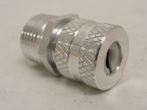Hubbell SHC1017; Liquid Tight Connector; Size: 1/2"; White