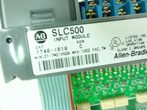 Allen-Bradley 1746-IB16; Input Model; 10-30VDC Sink; 16-Point