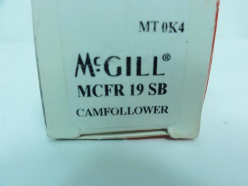 McGill MCFR19SB; Cam Follower; 19mm Roller OD; 11mmRoller Width