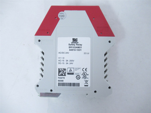 Omron SR103AM01; STI Relay  24V AC/DC PN44510-1031