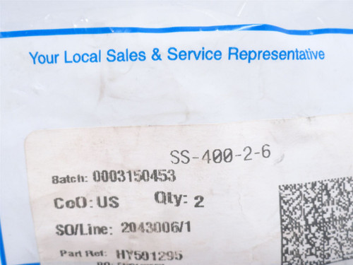 Swagelok SS-400-2-6; Tube Elbow; 90Deg; SS-316 1/4" To 3/8NPT