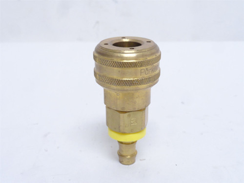 Parker B34-5BPN; QC Air Coupler; 3/8" Body x 3/8" Barb