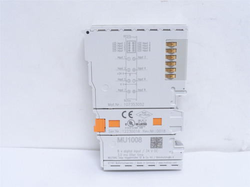 Multivac MU1008; Input Terminal 107353052; 8 Digital In 24VDC