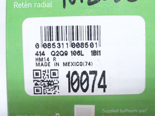 CR 10074; Oil Seal 1"ID x 1.851"OD x 0.25" Width; HM14 Design