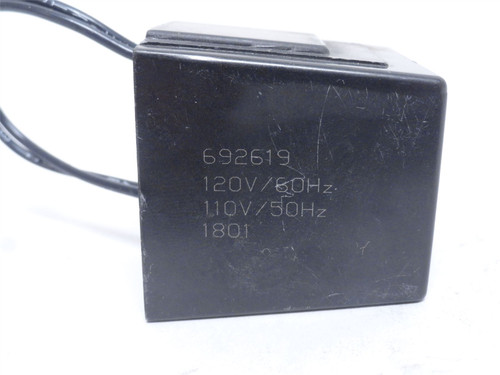 Parker 692619; Hydraulic Solenoid Coil; 110/120VAC; 3/4"ID