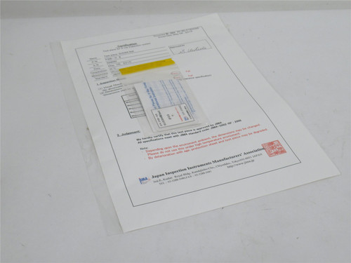 JII FSB-0.8; Metal Detector Test Piece SS-304
