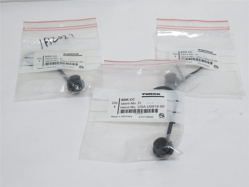 Turck BSK-CC; Lot-2; Platic Lanyard; 4-1/2"; M16 Threads