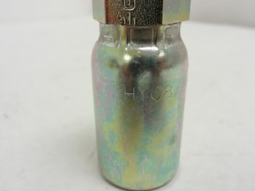 Parker HY08-BJ4N; Crimp Coupler 1/2 JIC to # 8 Hose