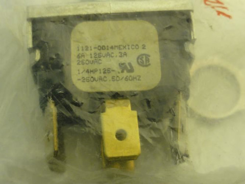 McGill 1121-0014; Switch Toggle; ON(ON) DPDT; 6A; 125VAC