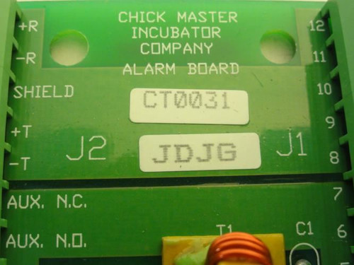 Chick Master CT0031; Alarm Board Circuit Board