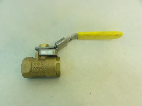 Milwaukee Valve BA100 LDA 38; Bronze Ball Valve; 3/8" NPT