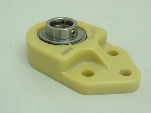 MRC CBF20SS; Flange Bearing; 20mm ID; 3-Bolt Bracket
