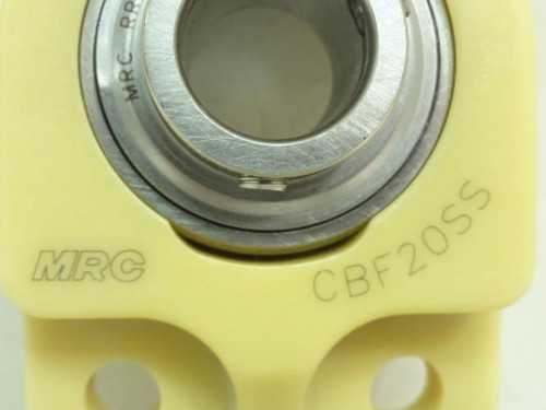 MRC CBF20SS; Flange Bearing; 20mm ID; 3-Bolt Bracket