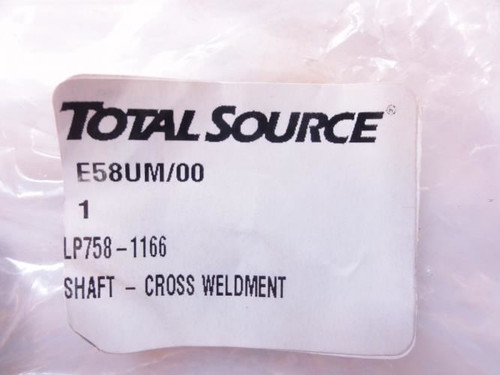 Totalsource LP758-1166; Cross Weldment Shaft; 6" Shaft Length