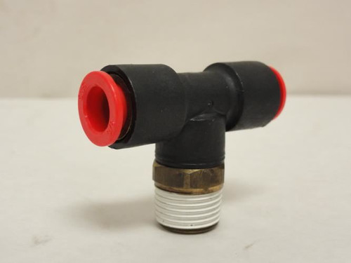 SMC KQT11-36AS; Male Branch Tee Fitting; 3/8" Tube x 3/8 MNPT