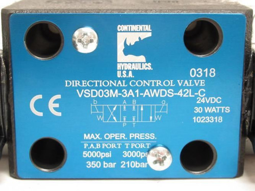 Continental VSD03M-3A1-AWDS-42L-C; Directional Control  Valve