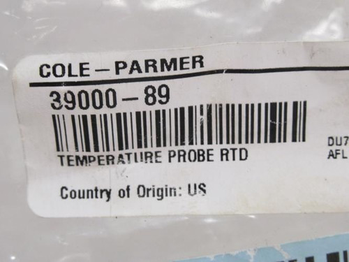 Cole-Parmer 39000-89; Digi-Sense RTD Probe