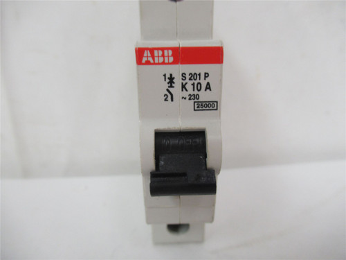ABB S201-K10; Miniature Circuit Breaker 10A 1P