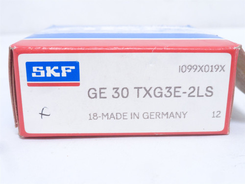 SKF GE 30 TXG3E-2LS; Plain Bearing; 30mmID x 47mmOD