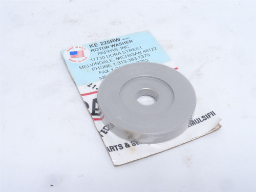 Pappas KE225RW; Rotor Washer; SS; 3/4"ID x 3-1/4"OD