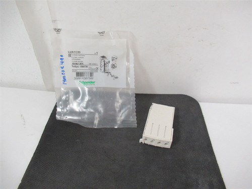 Schneider LUA1C20; Auxilary Contact 2.5A 2 NO DIN Rail Mount