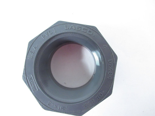 Lasco 9839-251; Reducing Bushing 2"x1 1/2" Schedule 80
