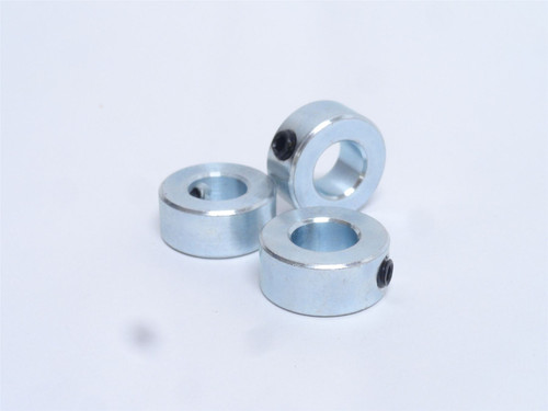 Climax C-050; Lot-3; Solid Set Screw Collars; 1/2"ID x 1"OD