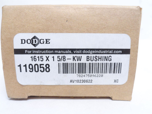 Dodge 1615x1-5/8-KW; Taper Lock Bushing 119058