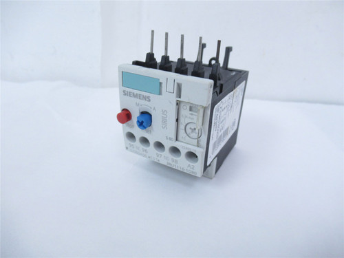 Siemens 3RU1116-1G80; Overload Relay 4.5-6.3A 600VAC