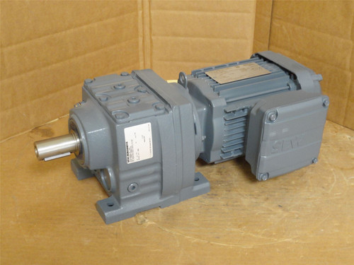 SEW R37DRN71M4/DH; AC Gear Motor 13.25:1 Ratio 1/2HP 230/460V