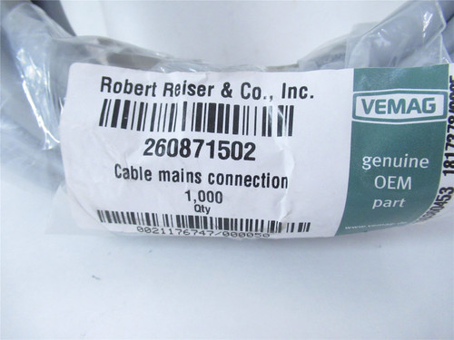 Vemag 260871502; Main Connection Cable