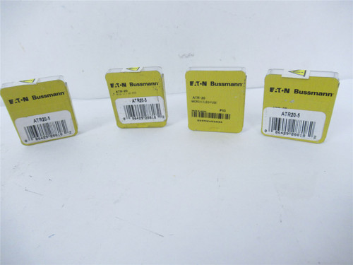 Bussmann ATR-20; Lot-4 Micro Fuse Blade 20A 5 Blades Per Pack