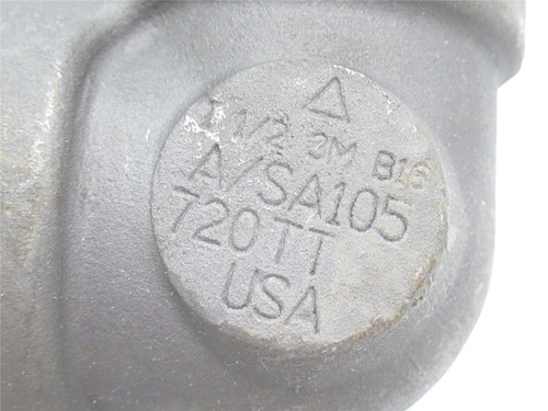 Industry-Std 14J732; Forged Steel Elbow; 1-1/2NPT; Class 6000