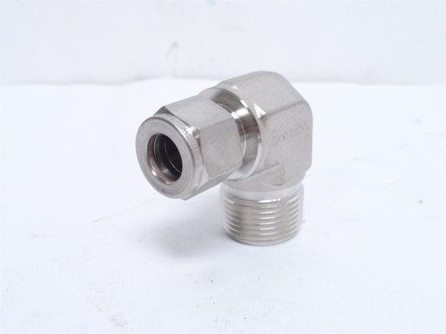 Swagelok SS-810-2-12; Air Elbow 90Deg; SS-316; 1/2" x 3/4MNPT