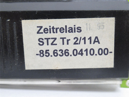 Multivac 85.636.0410.00; Relay Assembly