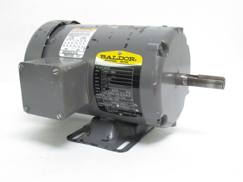 Baldor M3539; AC Motor 1/2HP; 230/460V; 1140RPM; 3PH; 2.4/1.2A