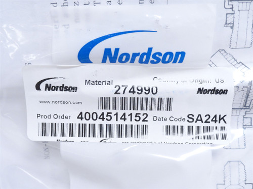 Nordson 274990; Hot Melt Head Inline Filter; 45Deg; 100 Mesh