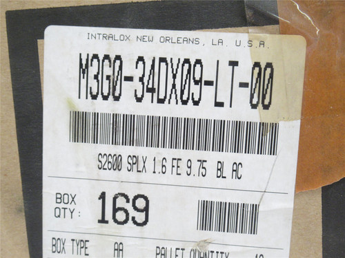 Intralox M3G0-34DX09-LT-00; Box 169; Link Module 9-11/16"Wide