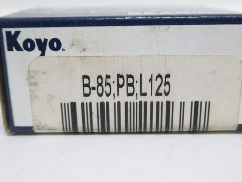 Koyo B-85; Drawn Cup Needle Roller Bearing; 1/2"ID x 11/16"OD